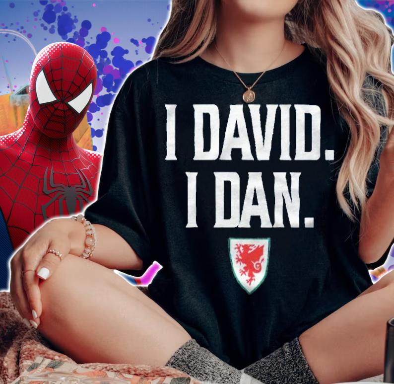 I David I Dan Wales football T-shirt t-shirt woman shirt