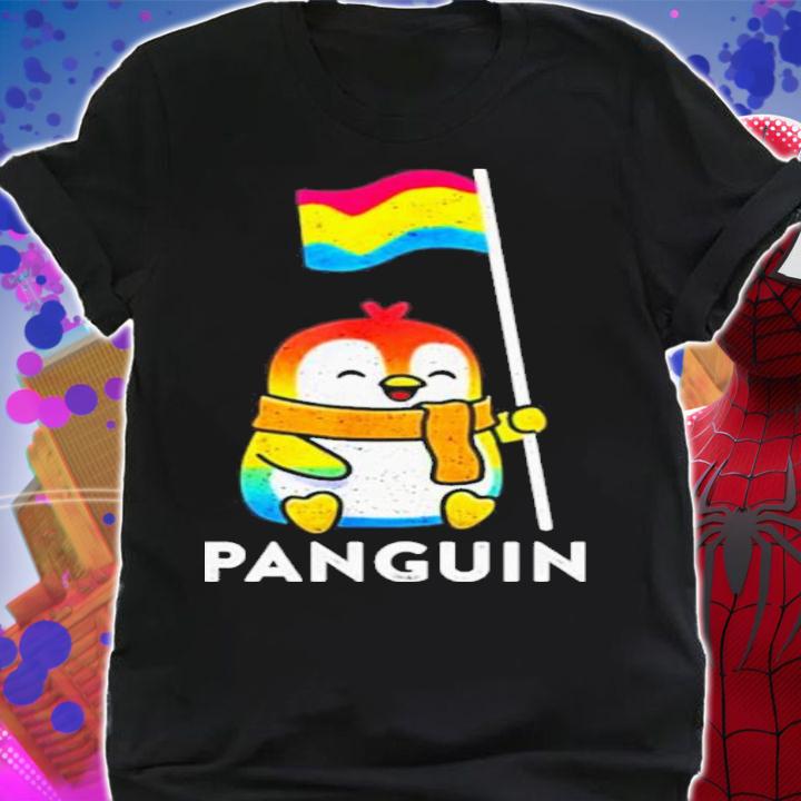 Pansexual Flag Pan Pride Penguin Shirt t-shirt shirt