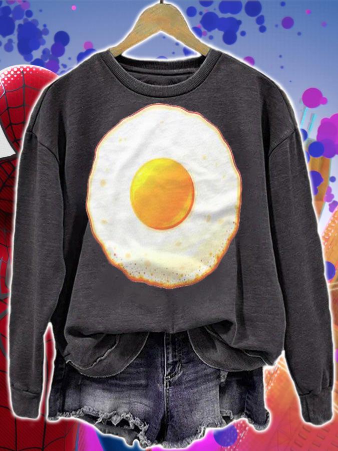 Egg Costume Funny Halloween Egg Shirt sweatshirt