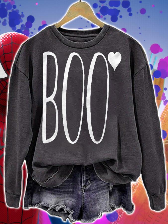 Halloween Gift  Boo Heart Matching Couples Shirt sweatshirt