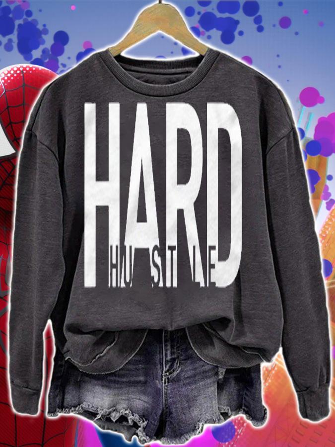 Hustle Hard Hip Hop Men Women Dope Rapper Cash Gift Shirt sweatshirt