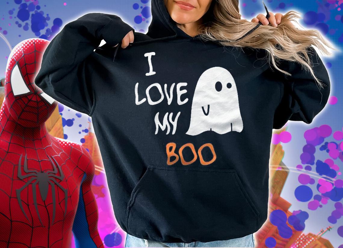 I Love My Boo Couple Tee Shirts Halloween Shirt hoodie