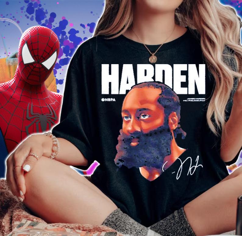 James Harden Philadelphia Game Face Philadelphia Signatures Shirt woman shirt