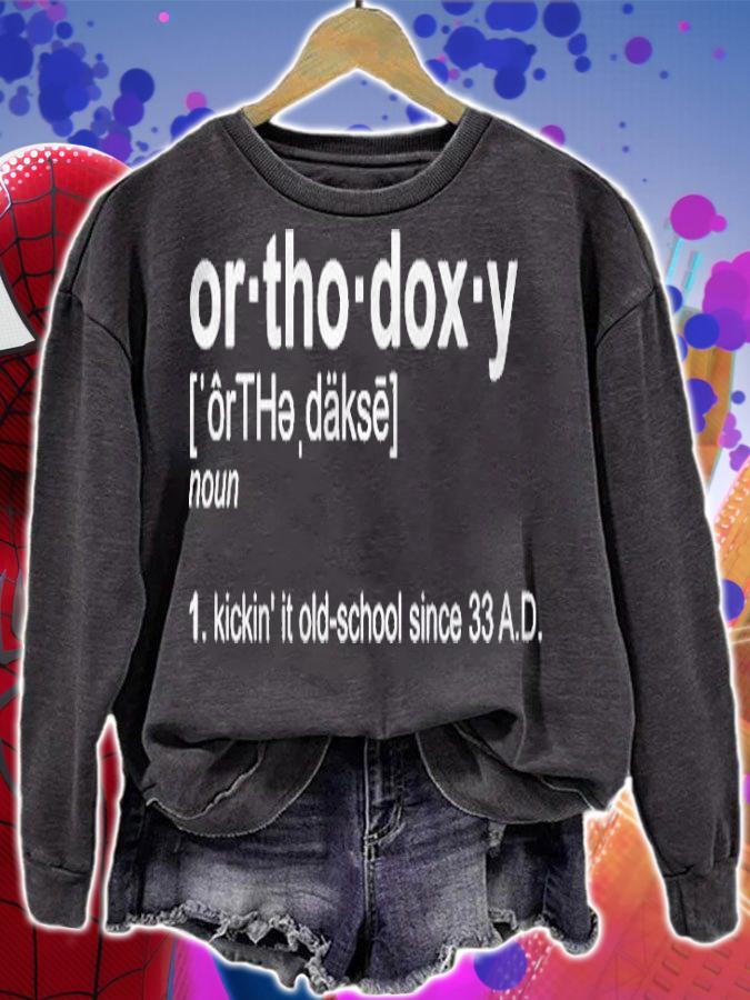 Orthodox Pronunciation Orthodox Church Faith Gift T-shirt sweatshirt