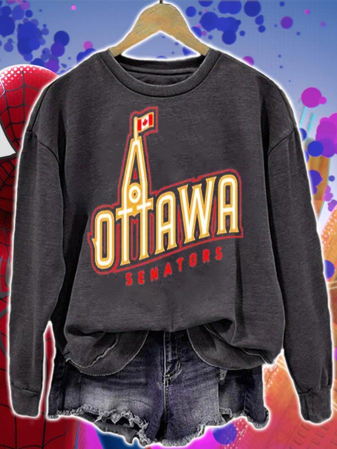 Ottawa Senators Peace Tower Canada T-Shirt sweatshirt