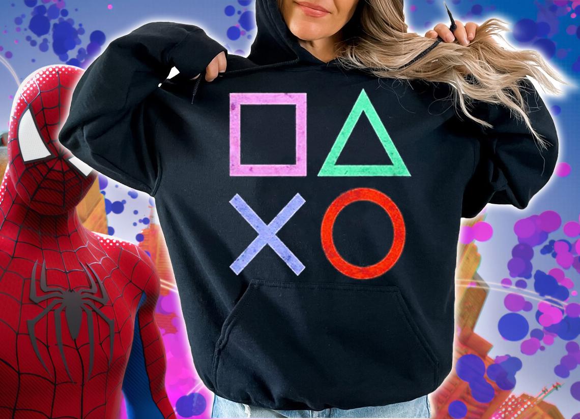 Ripple Junction Playstation Vintage Icons Adult T-Shirt hoodie