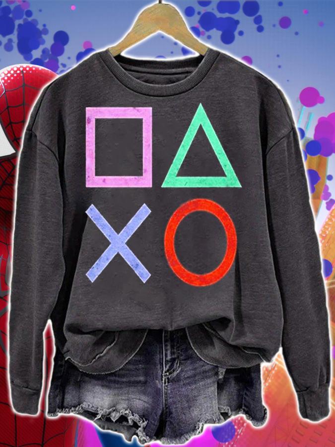 Ripple Junction Playstation Vintage Icons Adult T-Shirt sweatshirt