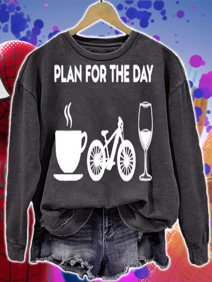 Womens Funny Coffee E-Bike Bikes Electric Mtb Wine T-Shirt sweatshirt