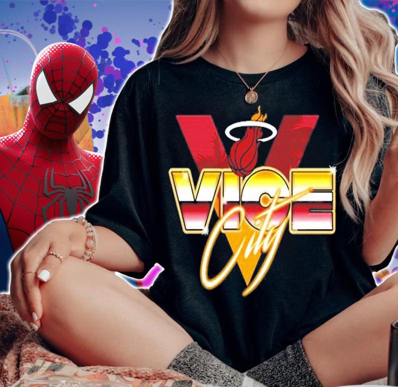 Miami Heat Vice City 2022 T-Shirt woman shirt