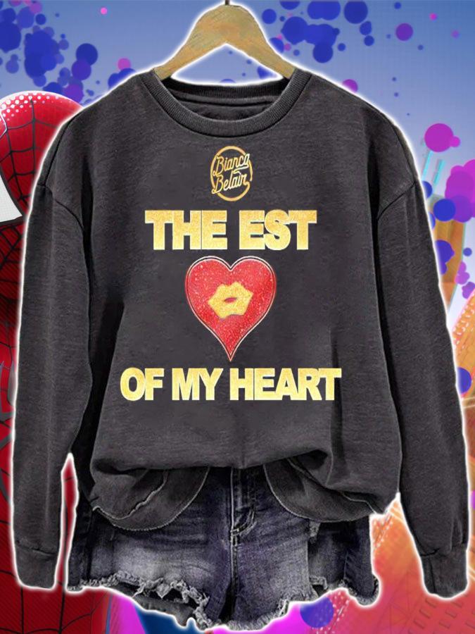 The Est Of My Heart Bianca Belair Valentine's Day Shirt sweatshirt