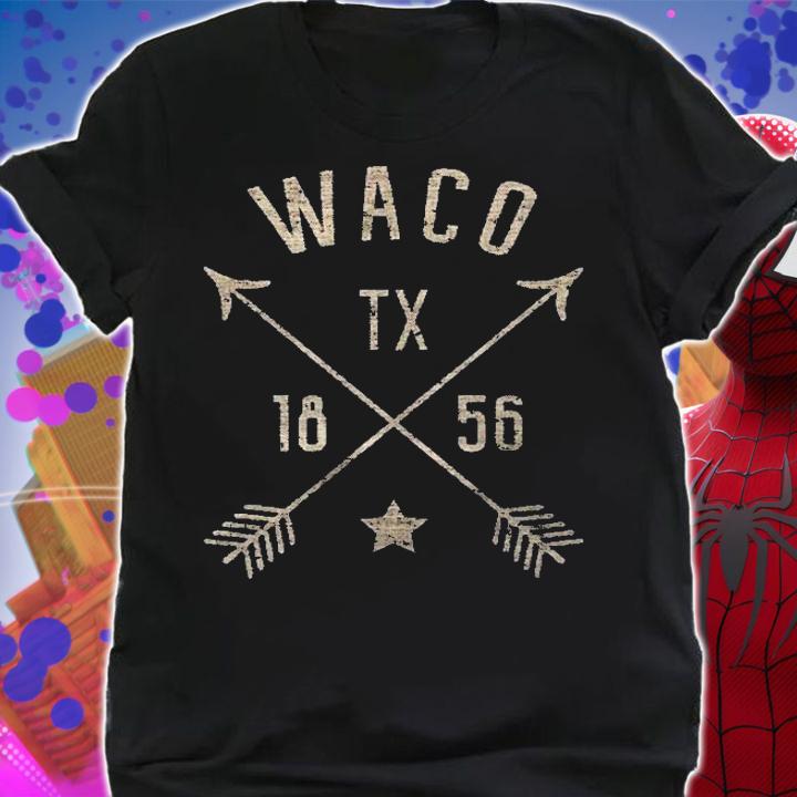 Waco Texas Tx Design Distressed Boho Style Home City Shirt