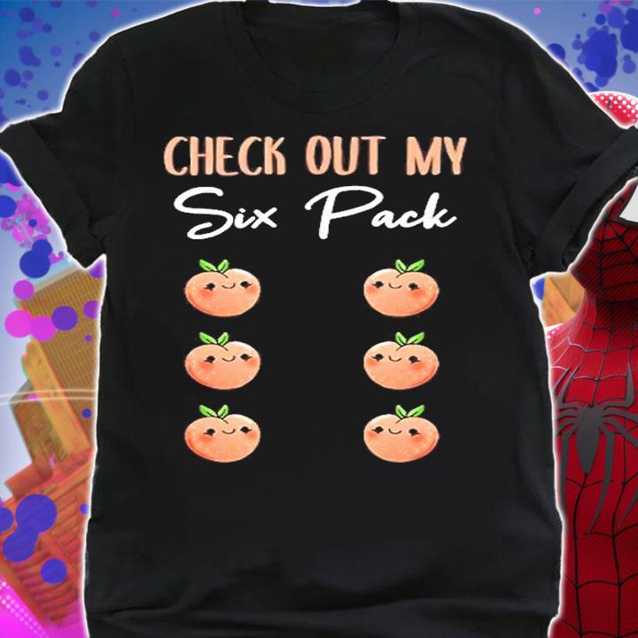 Check Out My Six Pack Kawaii Peach T-Shirt shirt