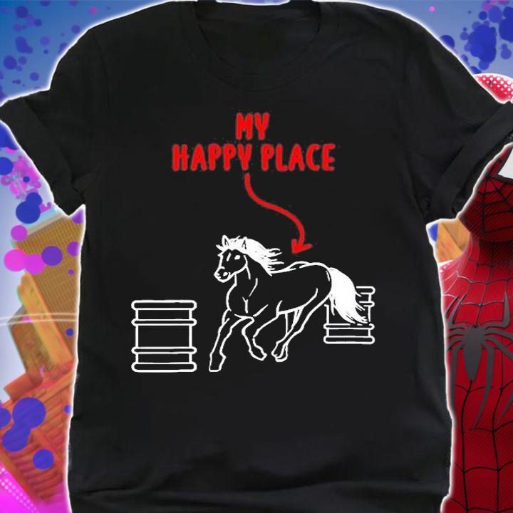My Happy Place Horse Riding T-Shirt shirt