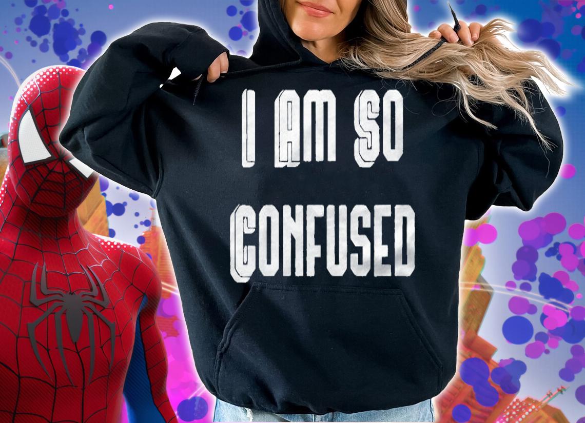 Womens Funny I Am So Confused Trendy Saying Quote Shirt hoodie