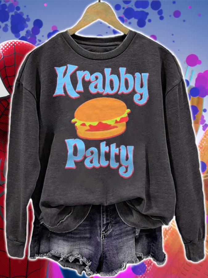 Mademark X Spongebob Squarepants  Krabby Patty shirt sweatshirt