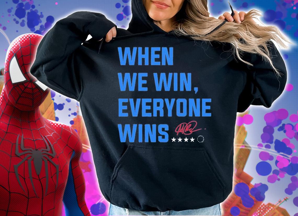 Megan Rapinoe When We Win Everyone Wins T-Shirt hoodie