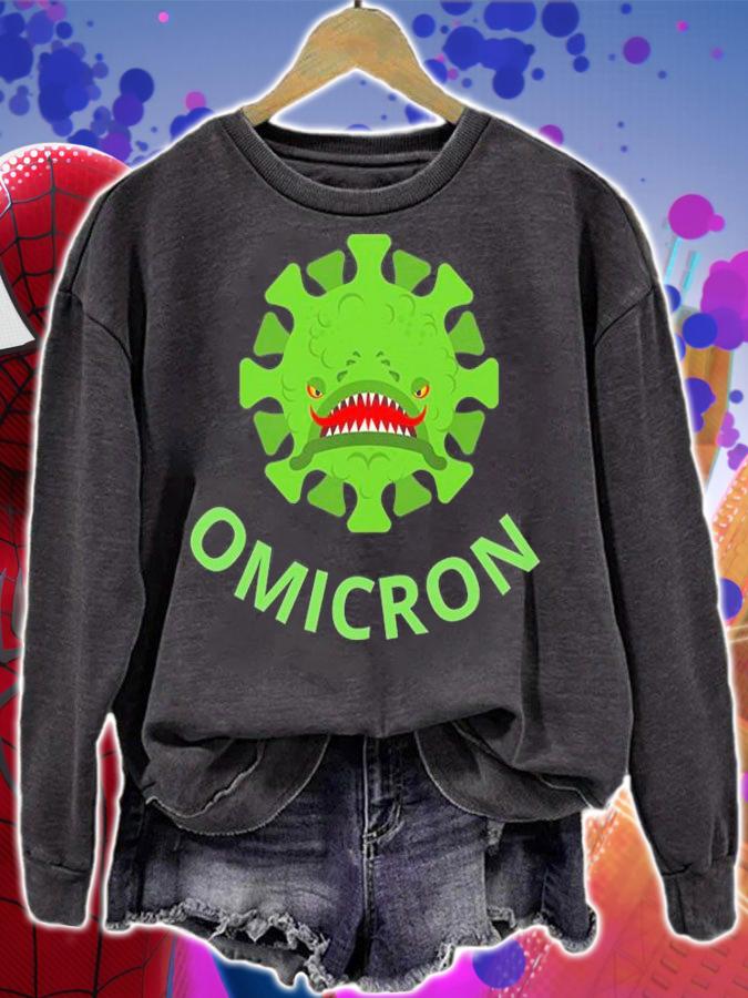 Omicron Variant of Covid Virus Christmas T-Shirt sweatshirt