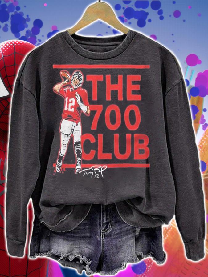 Tom Brady The 700 Club signature 2021 T-shirt sweatshirt