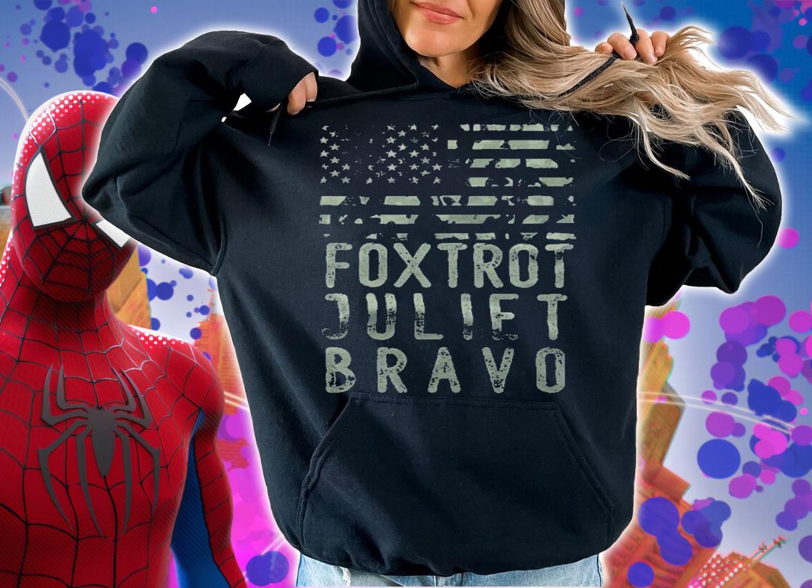 FJB Anti Biden Foxtrot Juliet Bravo American Flag Impeach Biden T-Shirt hoodie