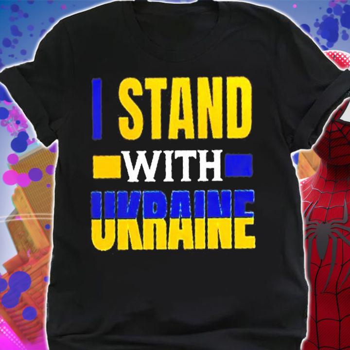 I Stand With Ukraine Design T-Shirt shirt