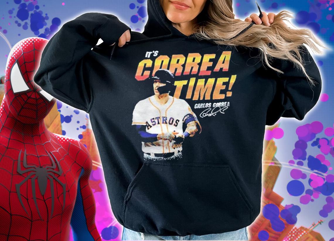It's Correa Time Carlos Correa Houston Astros signature T-shirt hoodie