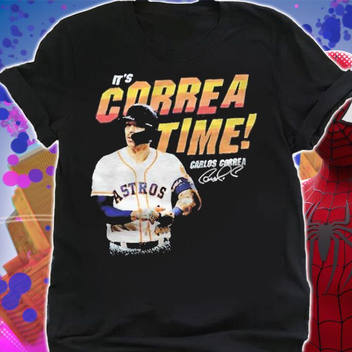 It's Correa Time Carlos Correa Houston Astros signature T-shirt shirt