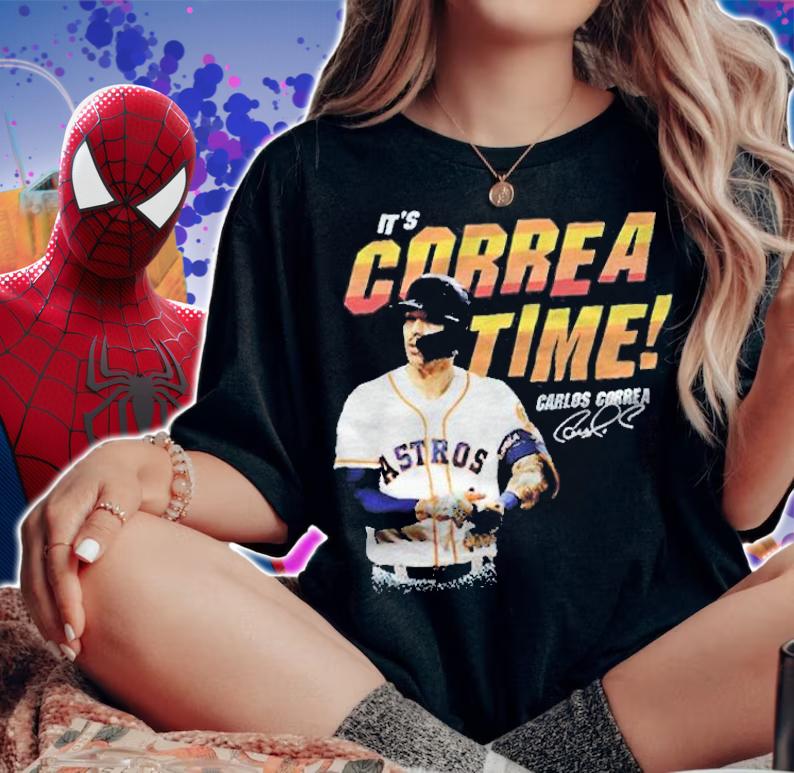 It's Correa Time Carlos Correa Houston Astros signature T-shirt woman shirt