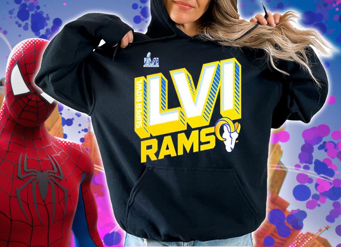Los Angeles Rams Super Bowl LVI 2022 Bound Tilted Roster Shirt hoodie