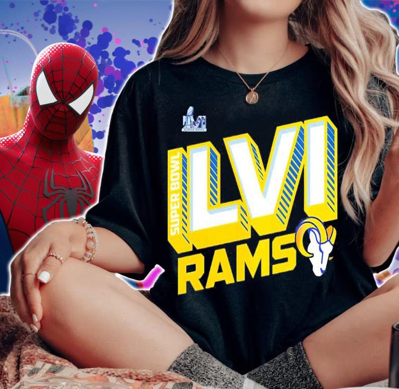 Los Angeles Rams Super Bowl LVI 2022 Bound Tilted Roster Shirt woman shirt