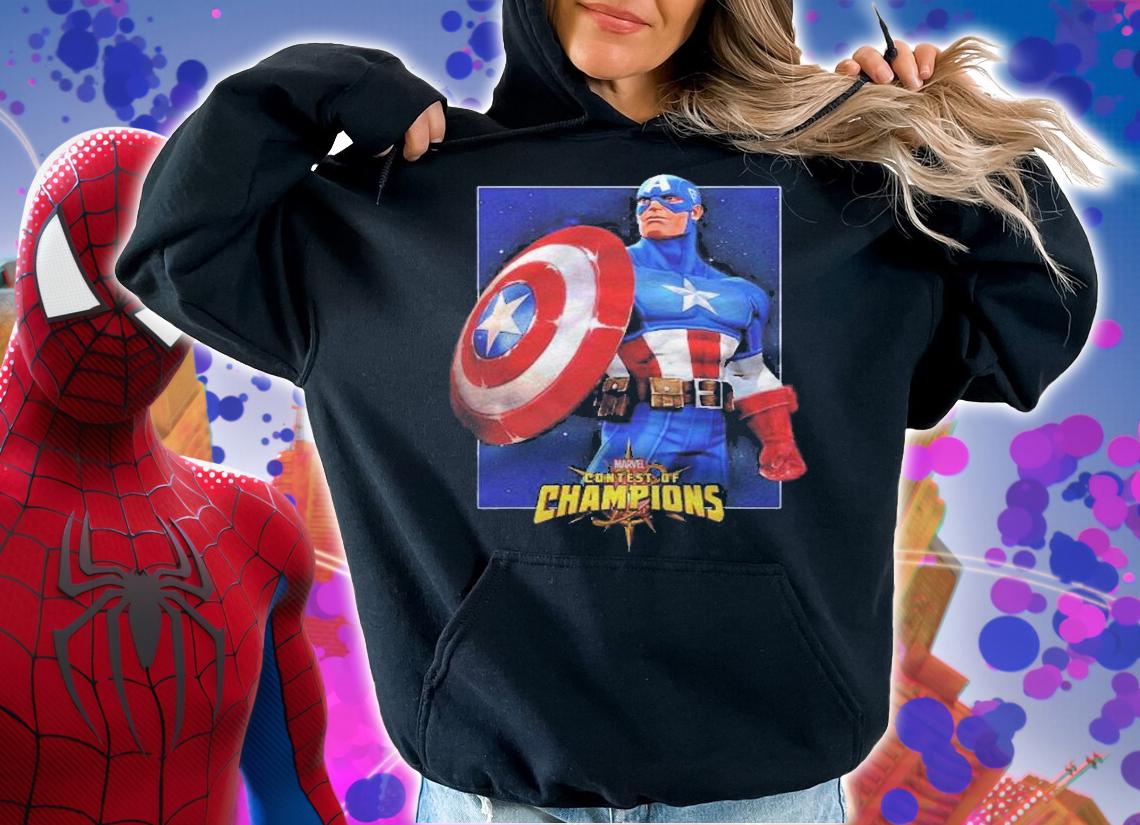 Marvel Contest Of Champions Captain America Graphic Shirt hoodie