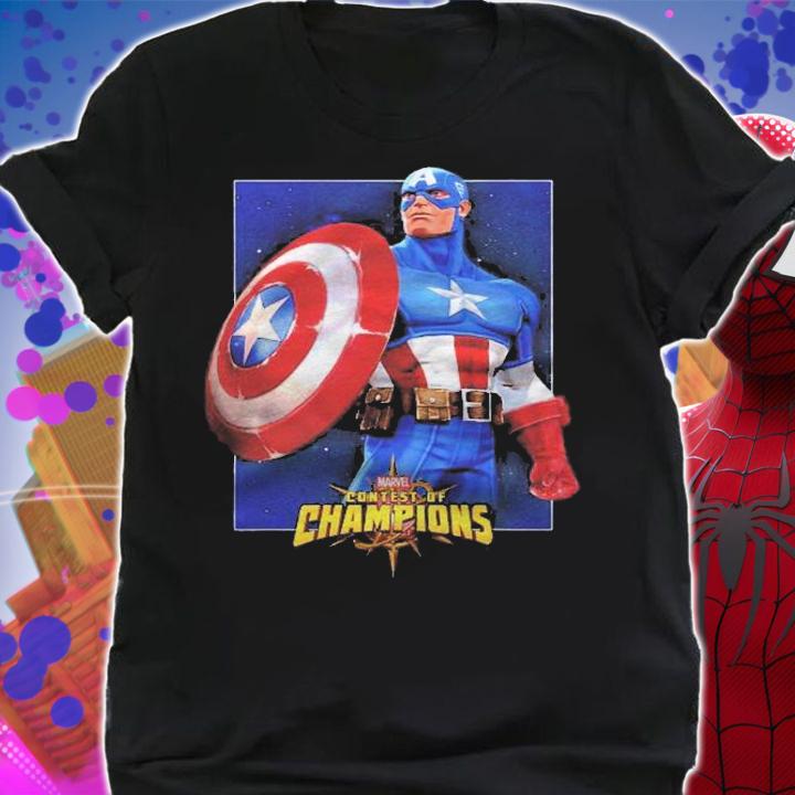 Marvel Contest Of Champions Captain America Graphic Shirt shirt
