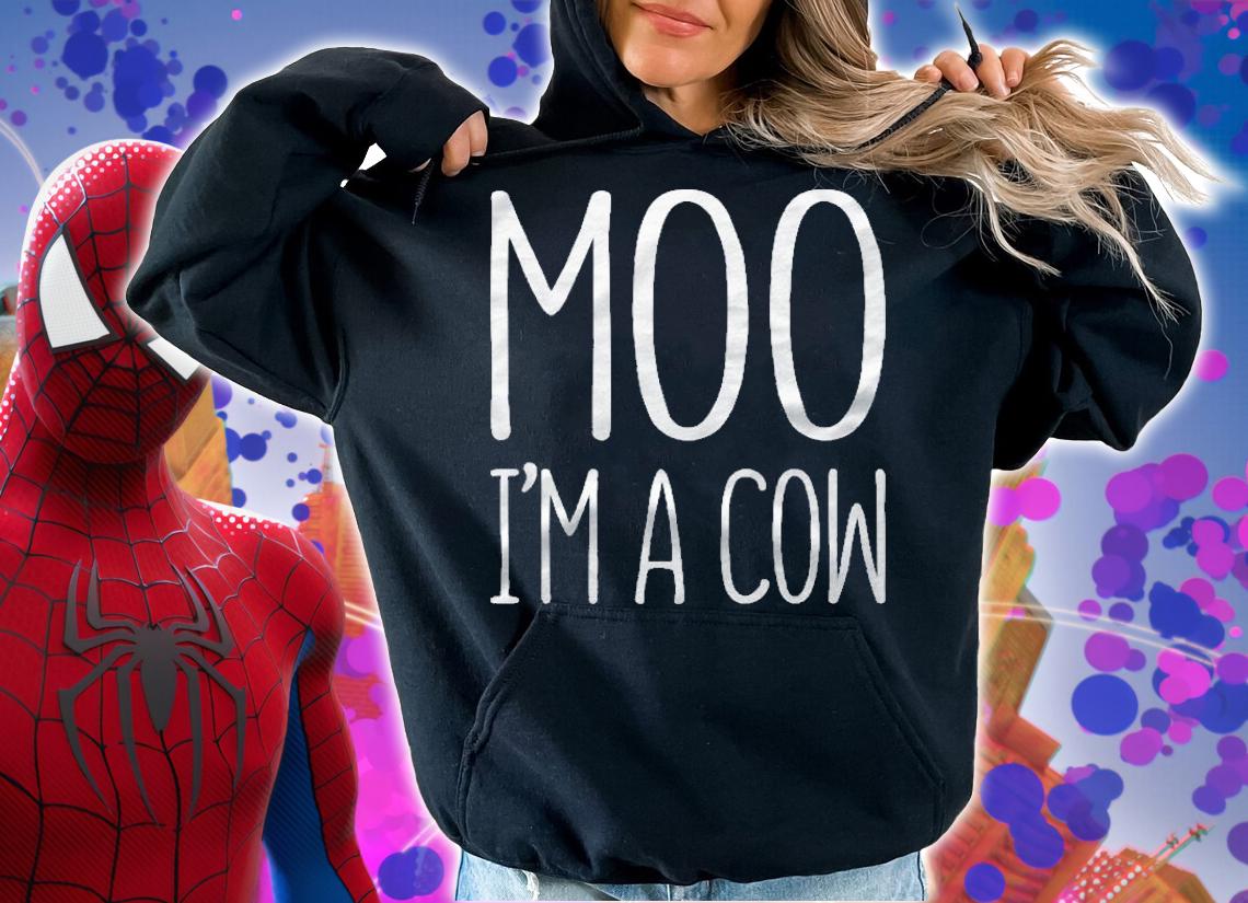 Moo Im A Cow Costume Halloween Gift Premium Shirt hoodie