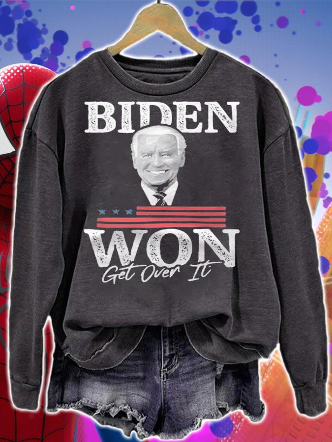 New Design biden Won Get Over It Trump Lost 2020 T-Shirt