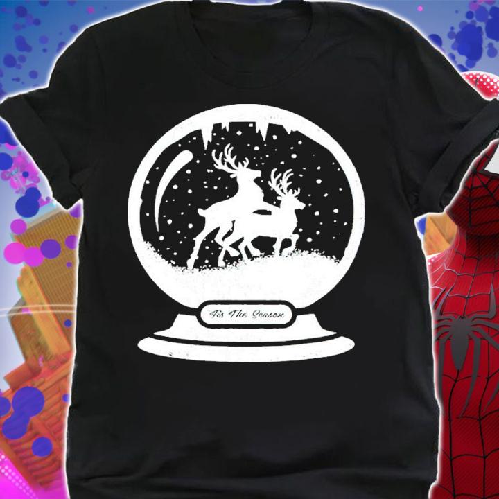 Reindeer 'Tis The Season Snow Globe Christmas Shirt shirt