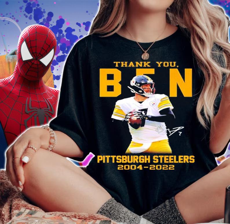 Thank you Ben Pittsburgh Steelers 2004-2022 signature shirt woman shirt