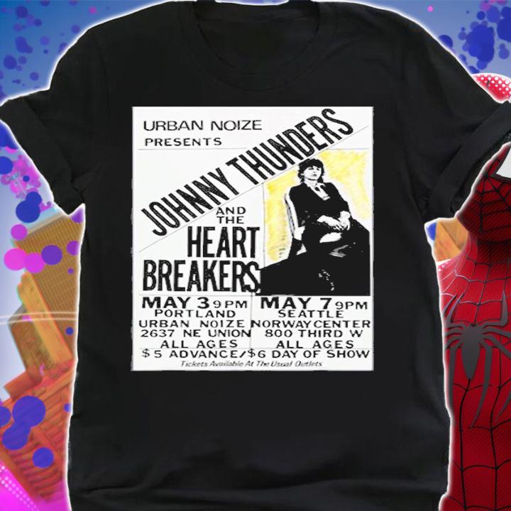 The Johnny Thunders And The Heartbreakers Concerts Posters t-shirt shirt
