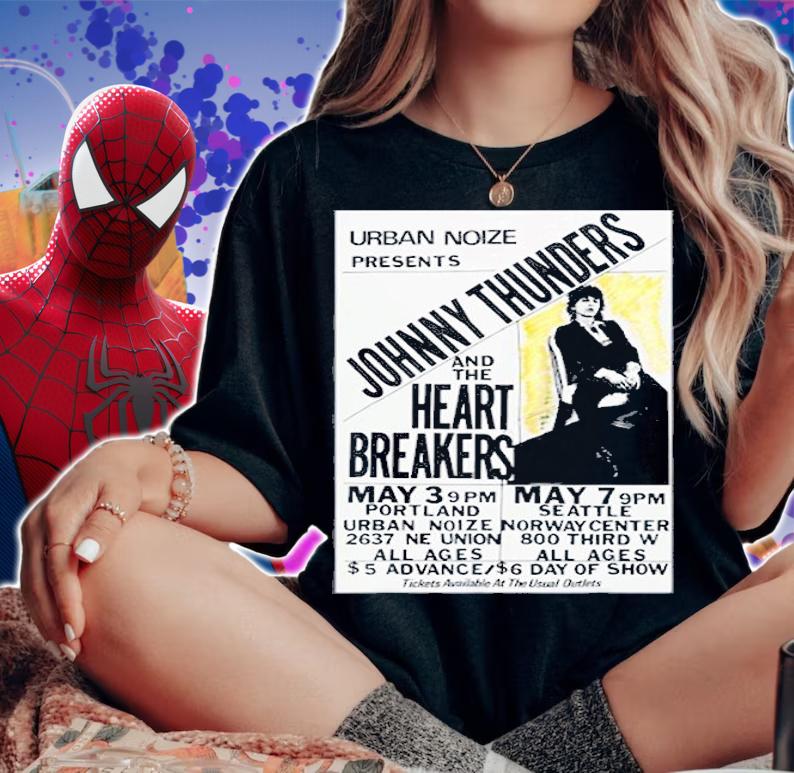 The Johnny Thunders And The Heartbreakers Concerts Posters t-shirt woman shirt