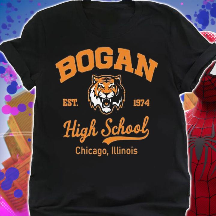 Tiger Bogan High School Chicago Illinois Est 1974 T-Shirt