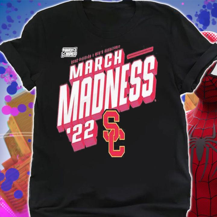 USC Trojans 2022 NCAA Division I Men's Basketball March Madness T-Shirt shirt