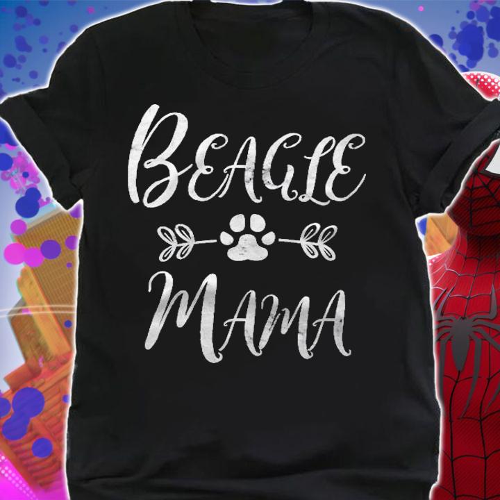 Womens Beagle Mama Shirt Beagle Mom Lover Owner Funny Dog Mom Gift T-shirt shirt