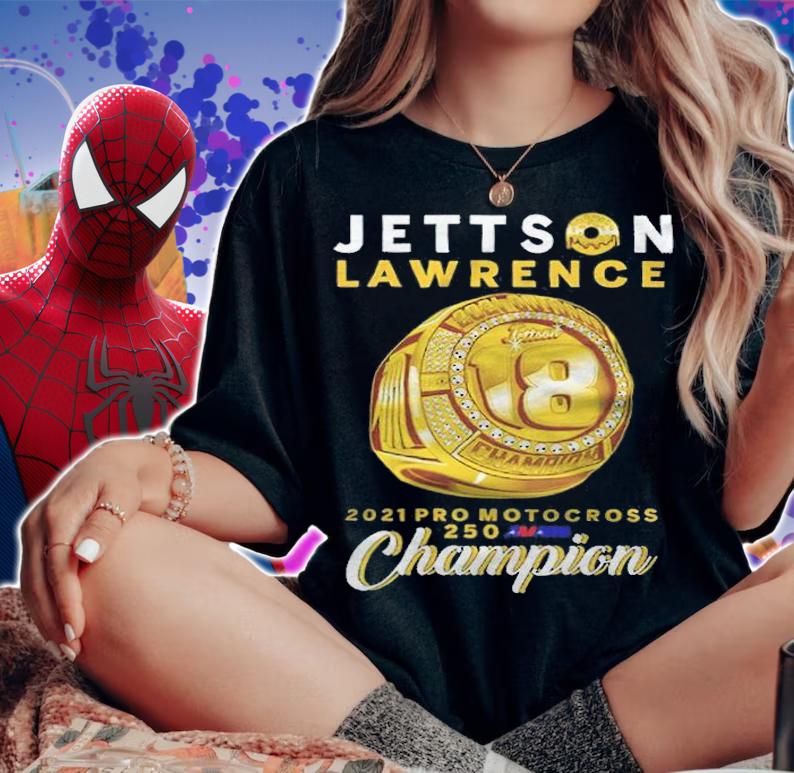 Jettson Lawrence 2021 Pro Motocross 250 Champion T-shirt woman shirt