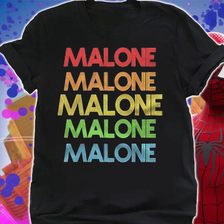 Malone Name Personalized Custom Gift Shirt shirt