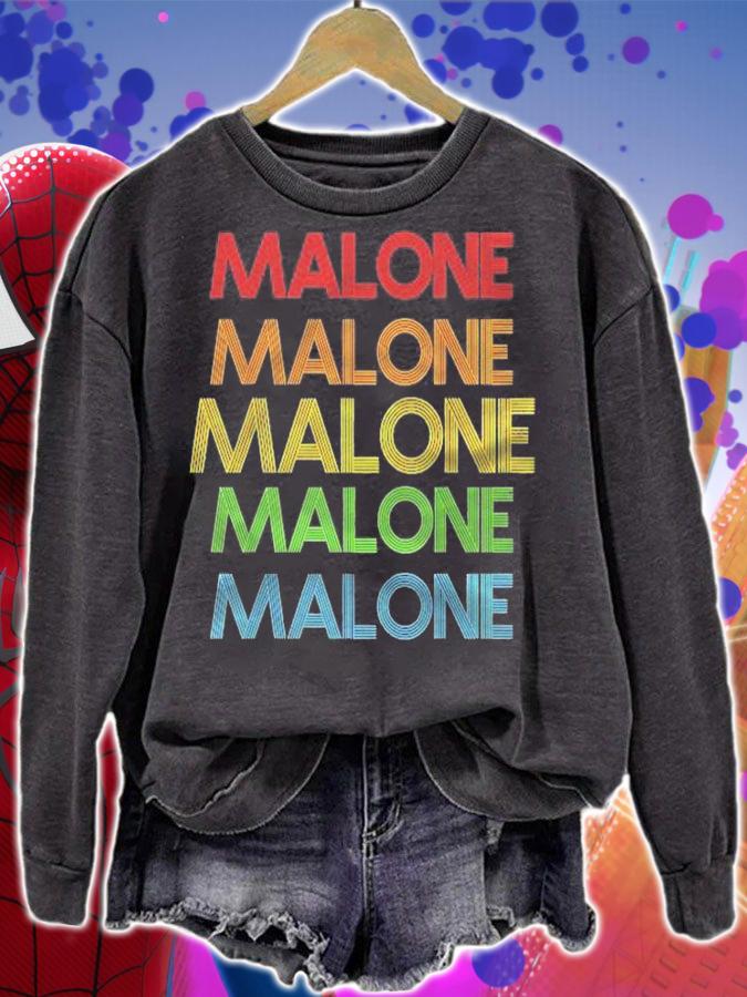 Malone Name Personalized Custom Gift Shirt sweatshirt