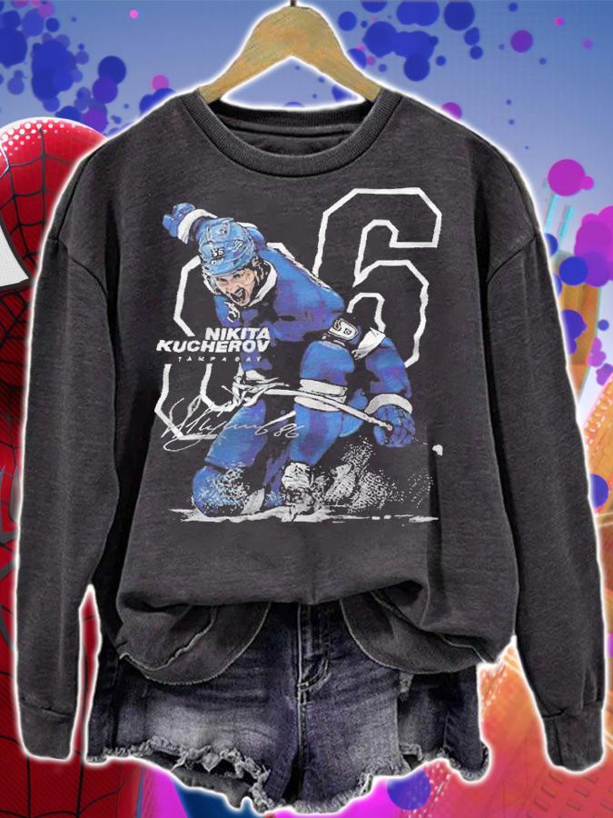 Nikita Kucherov 86 Tampa Bay Lightning signature T-shirt sweatshirt