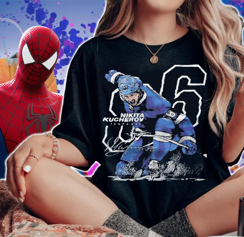 Nikita Kucherov 86 Tampa Bay Lightning signature T-shirt woman shirt