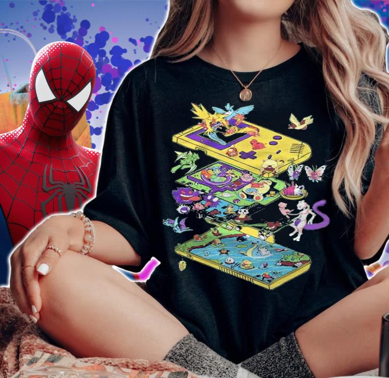 Pokemon 1st Gen characters T-shirt woman shirt