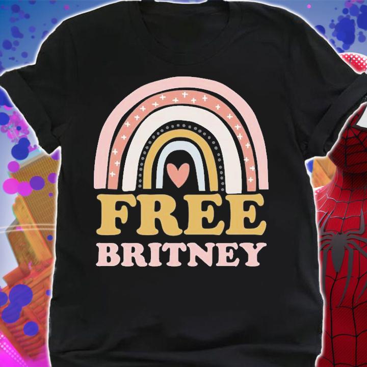 Free Britney #FreeBritney Rainbow T-Shirt shirt