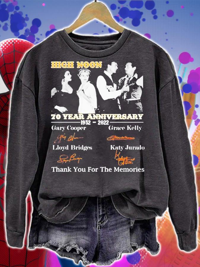 High Noon 70 year anniversary 1952 2022 thank you for the memories shirt sweatshirt
