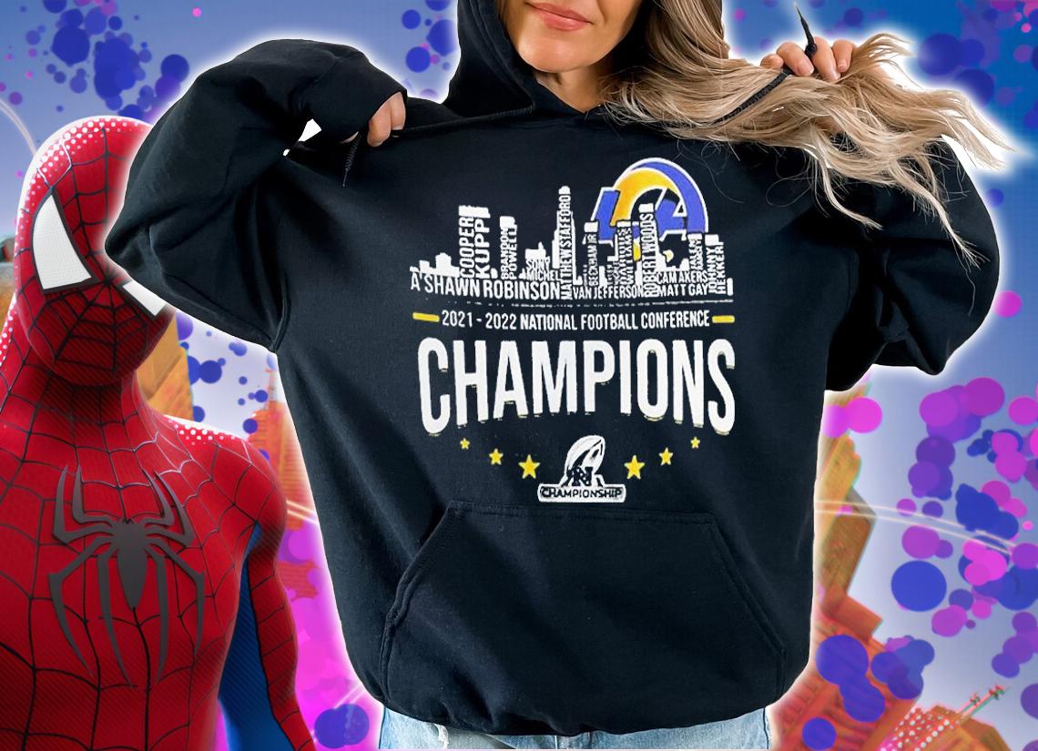 Los Angeles Rams 2021 2022 Nfc Champions City T-Shirt hoodie