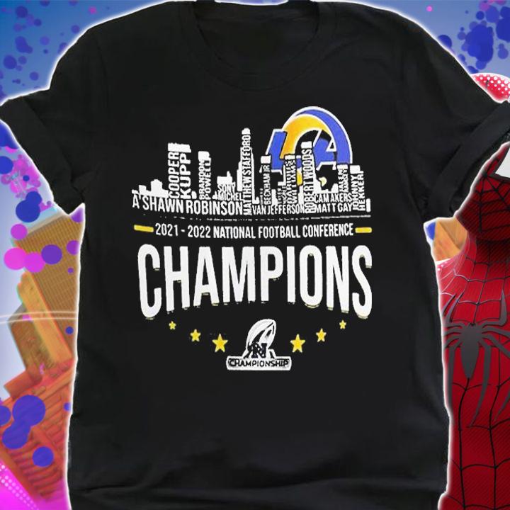 Los Angeles Rams 2021 2022 Nfc Champions City T-Shirt shirt